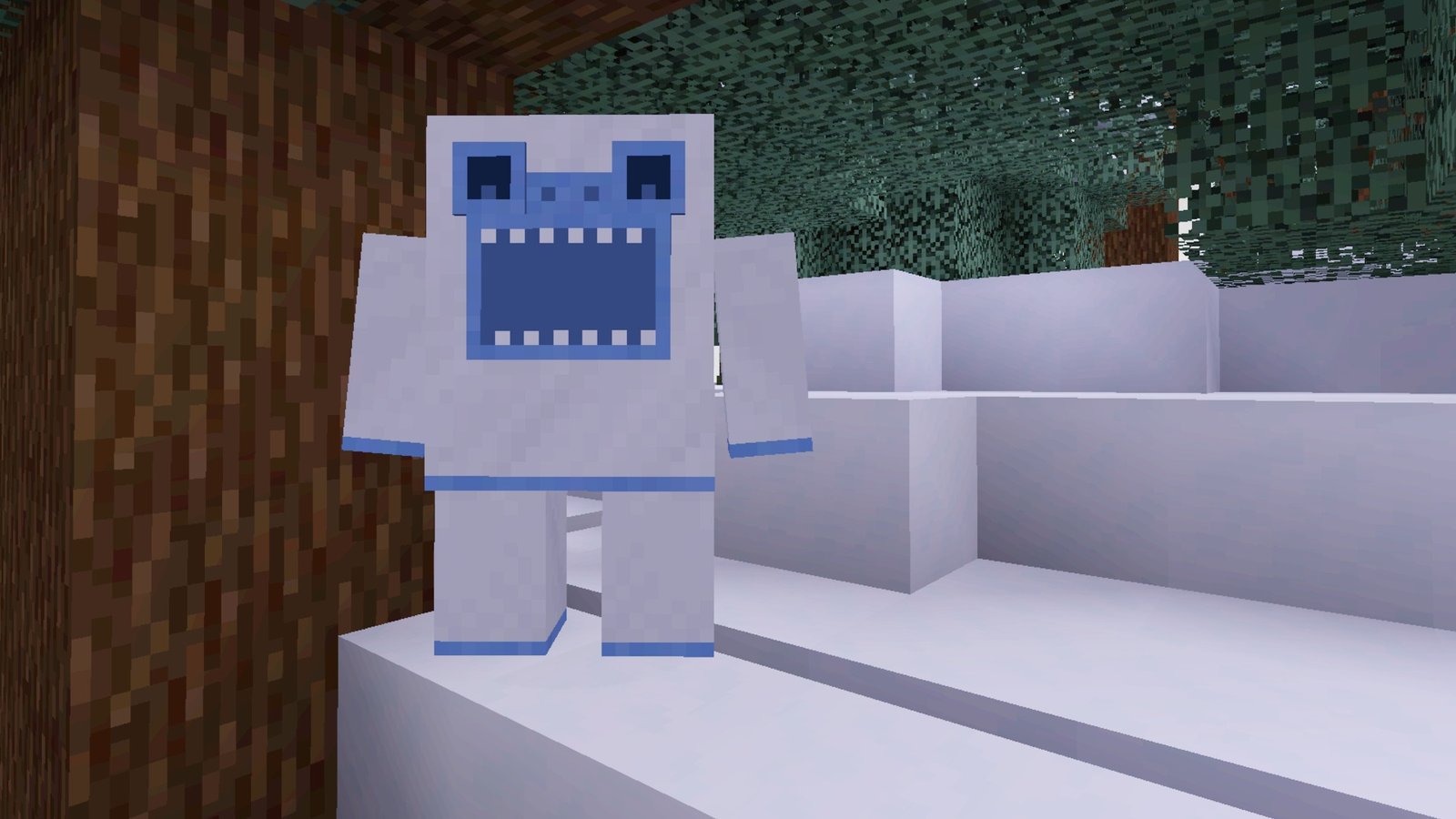 A Yeti from the Twilight Forest Minecraft mod