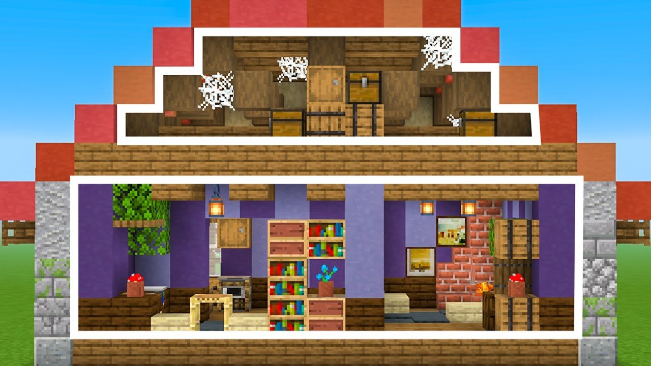 How I Build My Minecraft Interiors - YouTube
