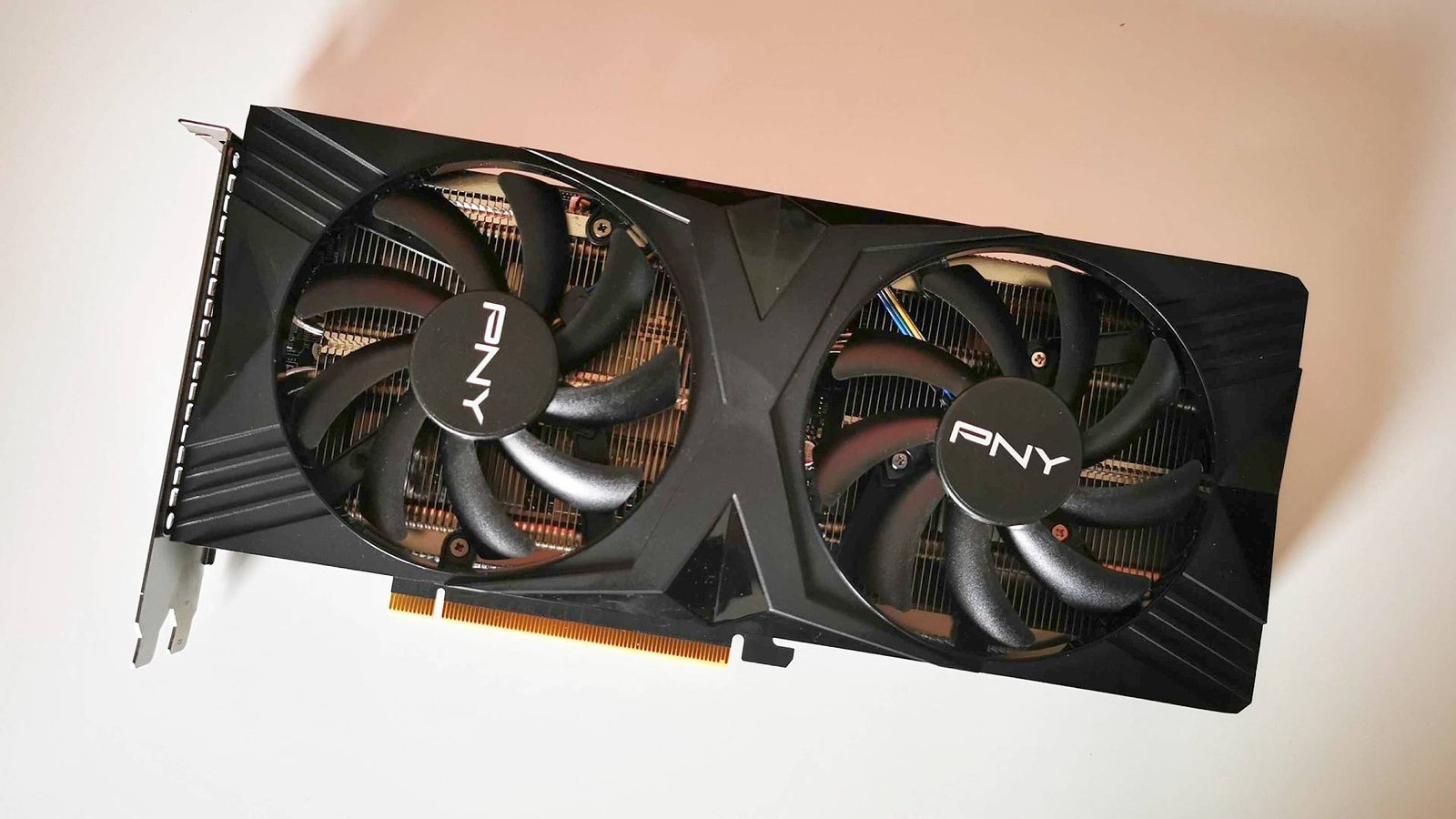 Nvidia GeForce RTX 4060 Ti on white desk