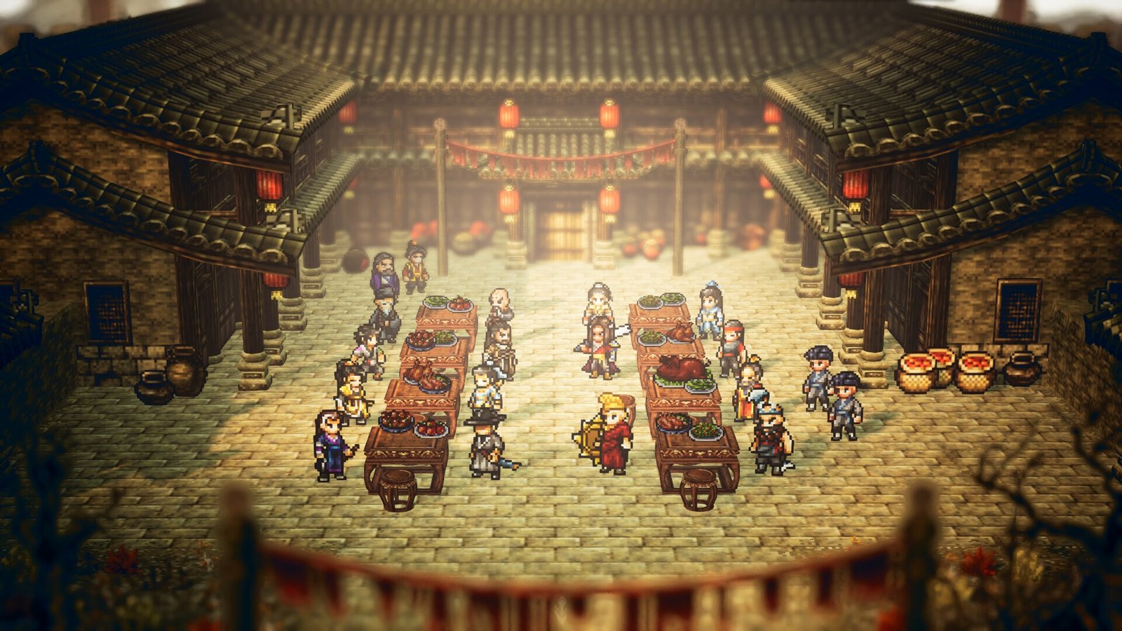 A screenshot of the upcoming Switch game, Wandering Sword.