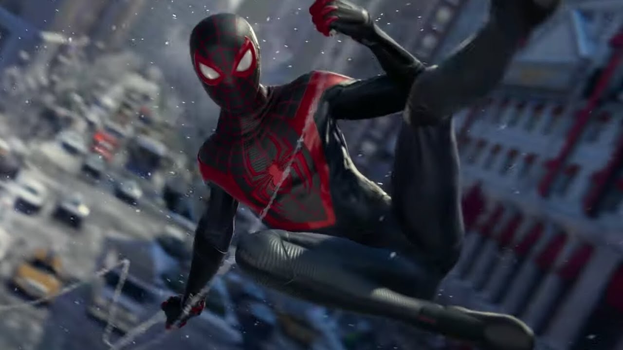 Best single-player games: a screenshot of Spider-Man: Miles Morales.