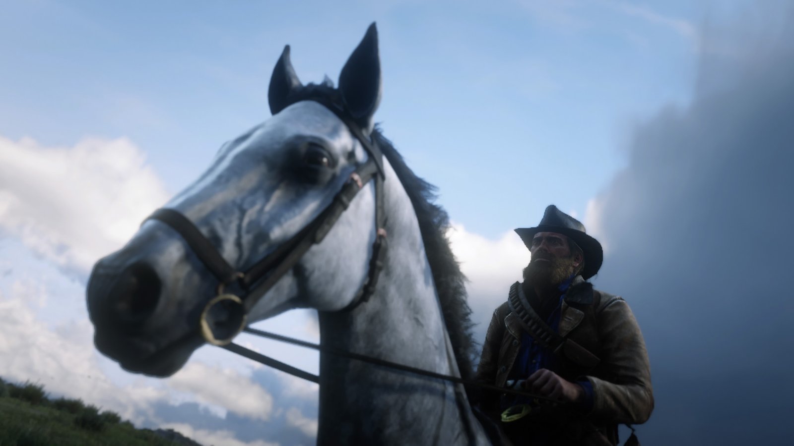 Best single-player games: a screenshot of Arthur Morgan in Red Dead Redemption 2.