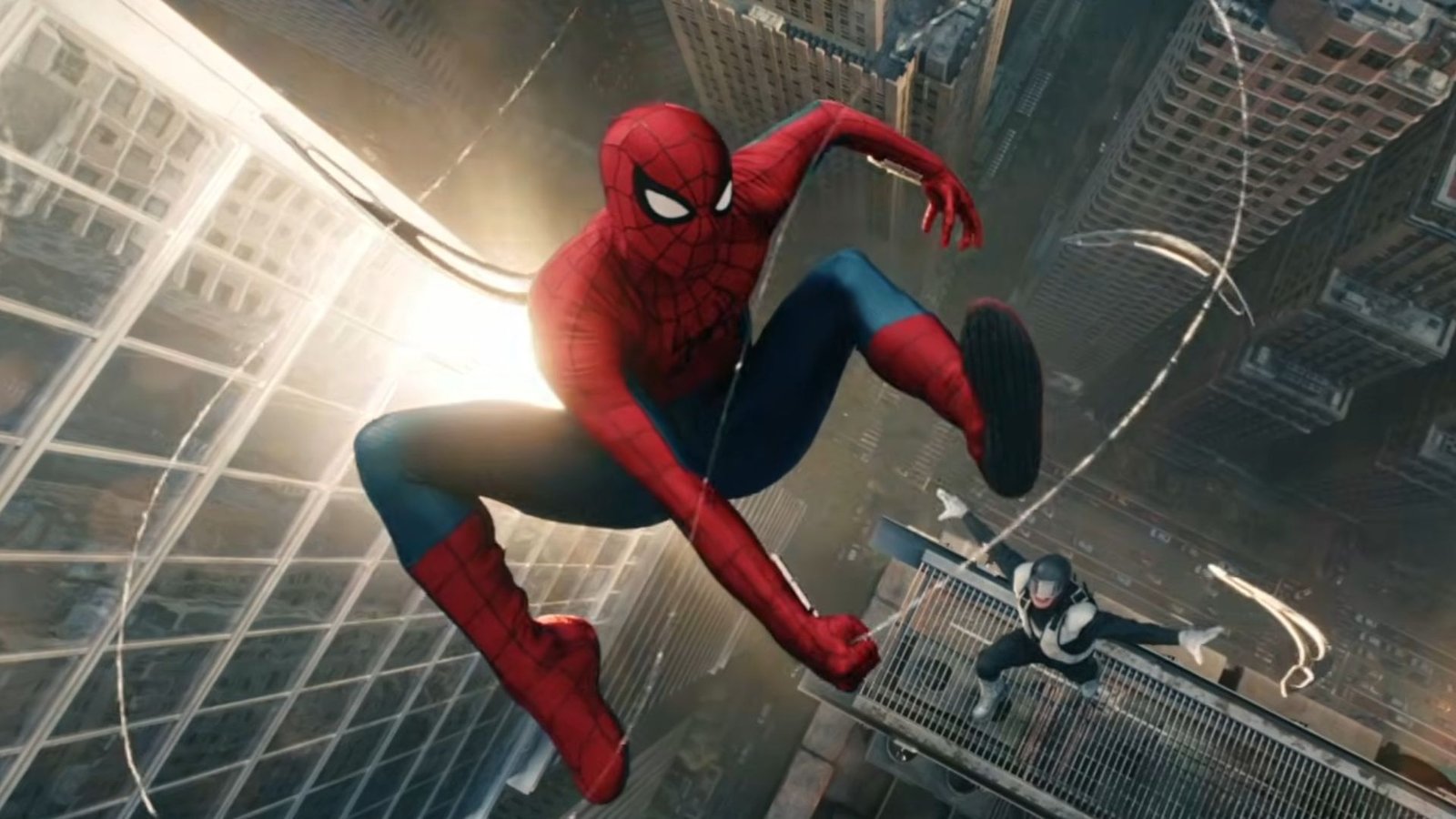 Spider-Man and Boomerang fighting in Spider-Man: Brand New Day