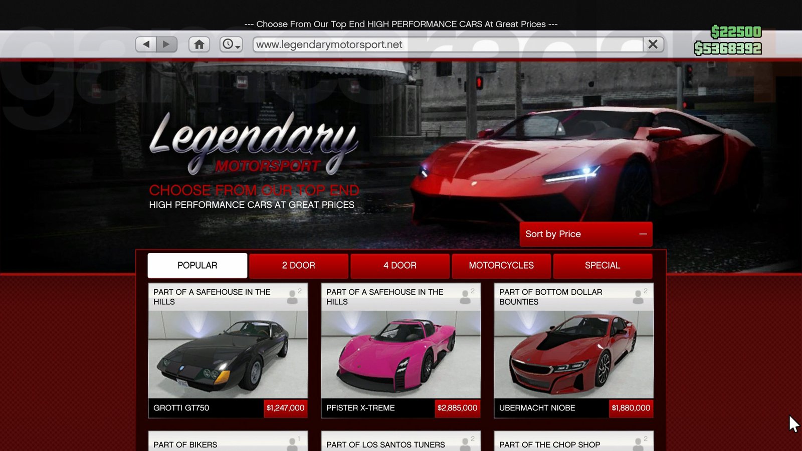 GTA Online new cars - Legendary Motorsport A Safehouse in the Hills