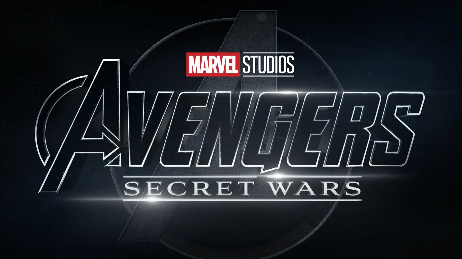 The logo for the upcoming Marvel movie Avengers: Secret Wars.
