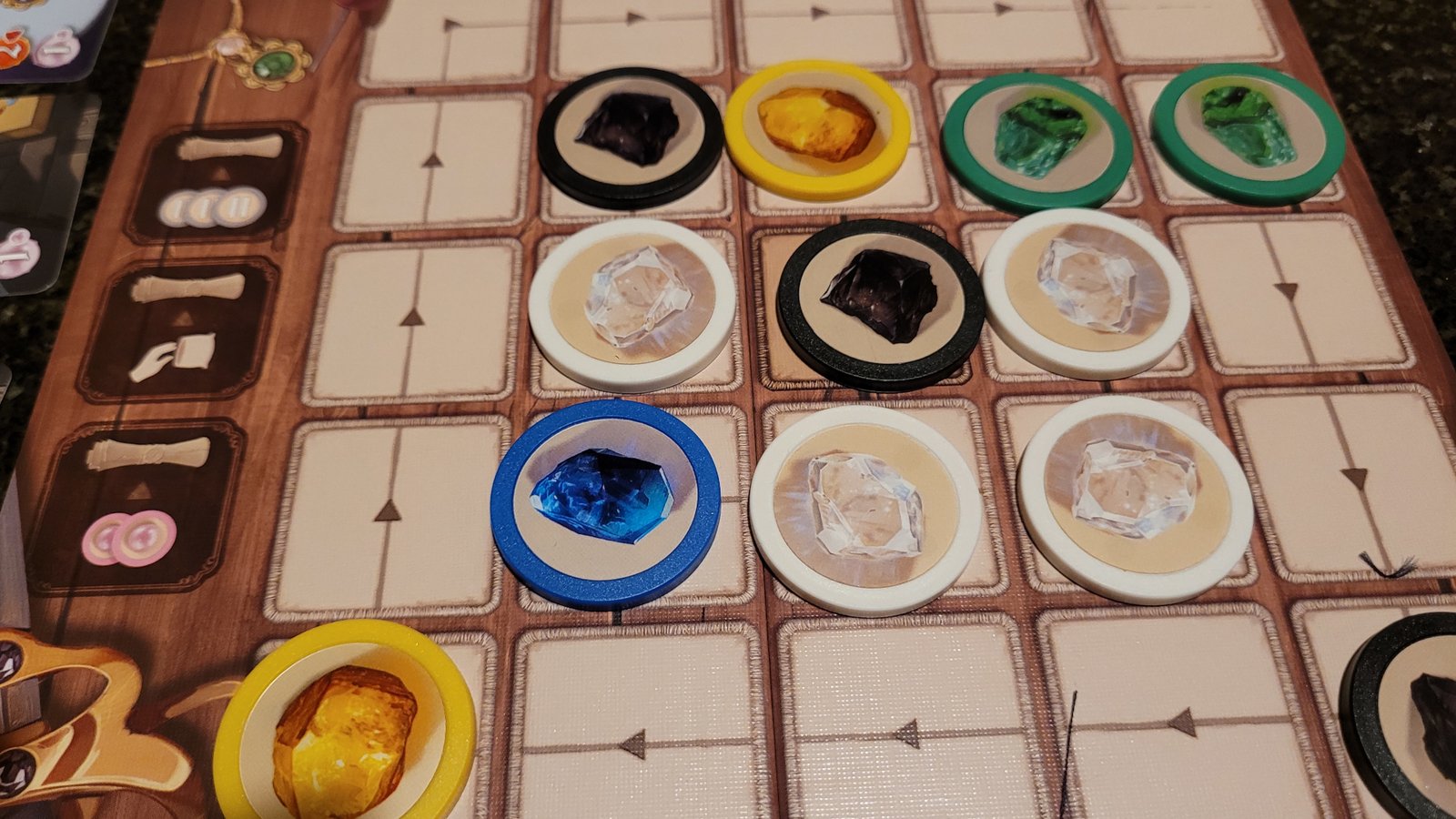 Splendor Duel board closeup