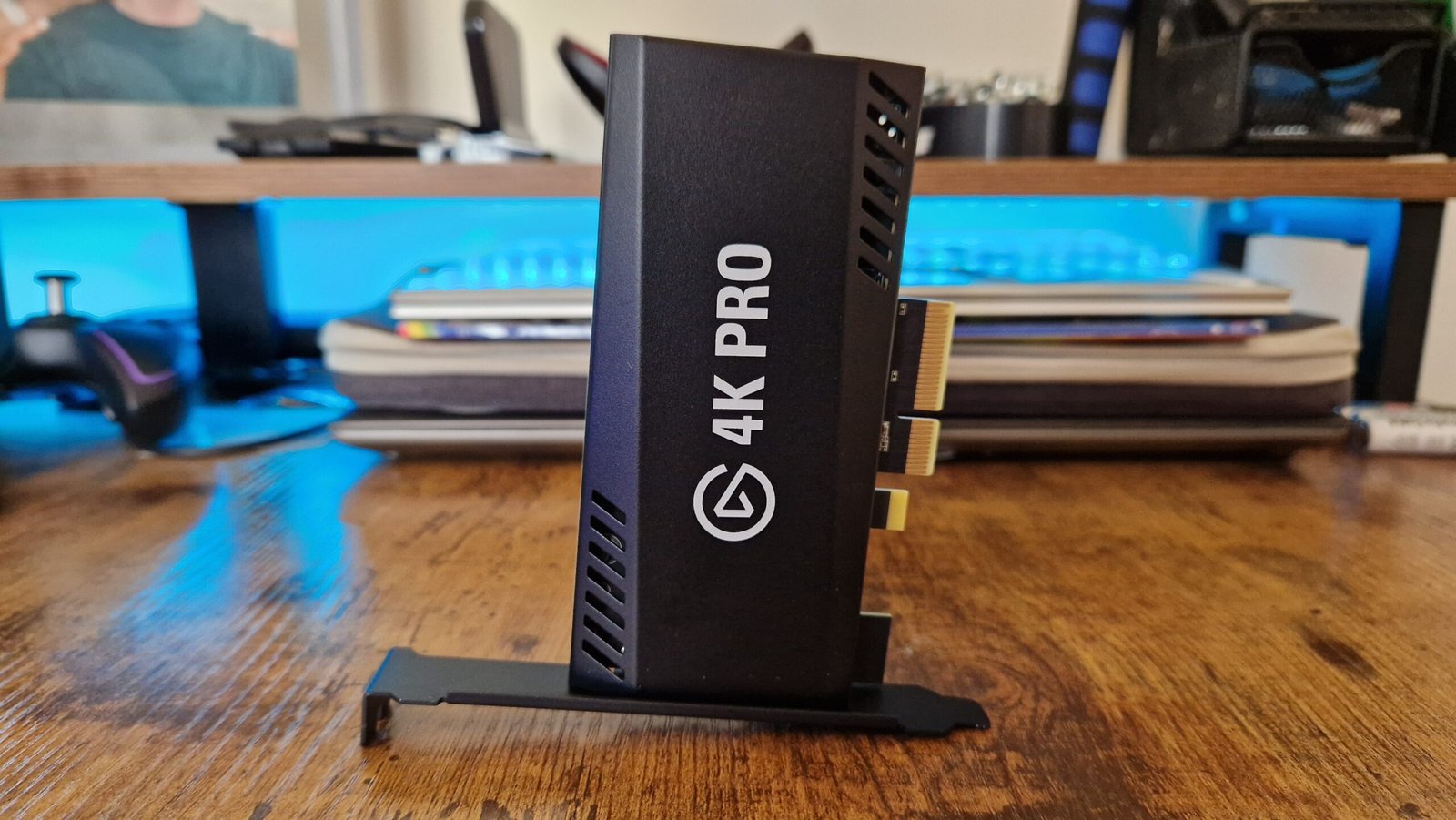 Elgato Game Capture 4K Pro standing upright