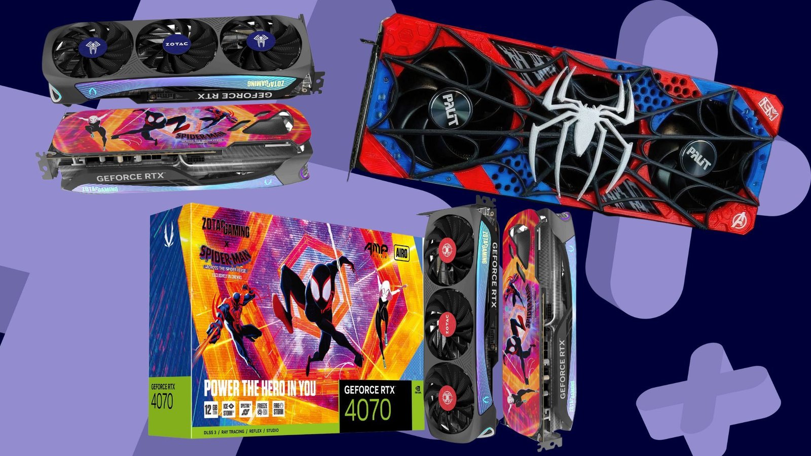 Zotac lance des RTX 4070 aux couleurs de Spider-Man