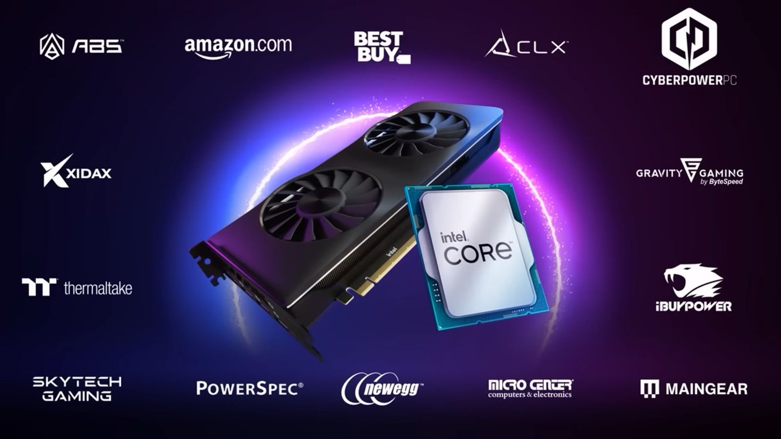 Intel balanced builds header image showing a CPU and GPU pairing