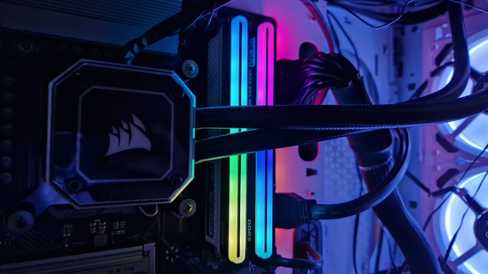 Klevv Cras XR5 RGB DDR5 RAM's RGB lighting