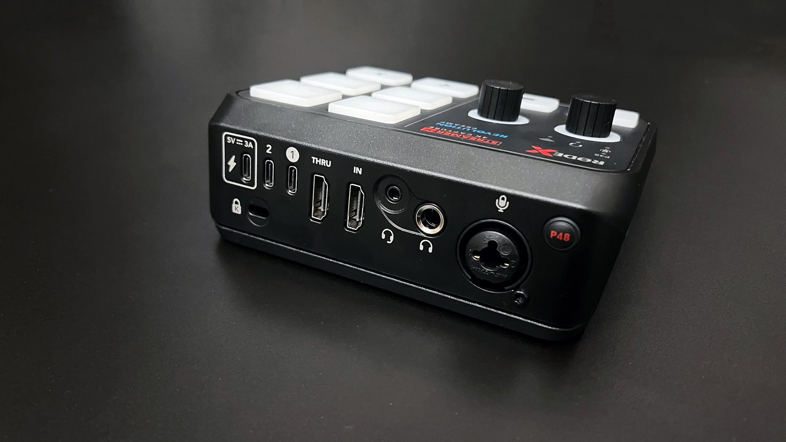 RODE Streamer X's various IO ports