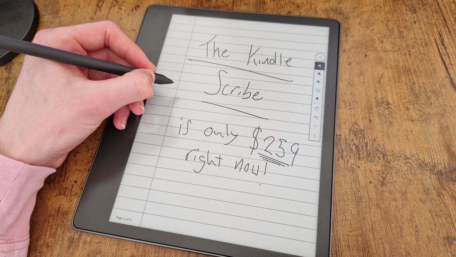 Kindle Scribe : le prix chute, une alternative au reMarkable 2