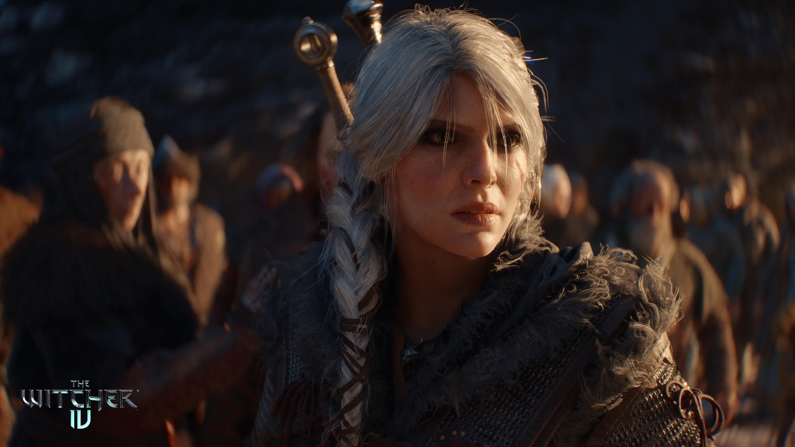 The Witcher 4 cinematic screenshot showing a closeup of Ciri, the protagonist of the new adventure