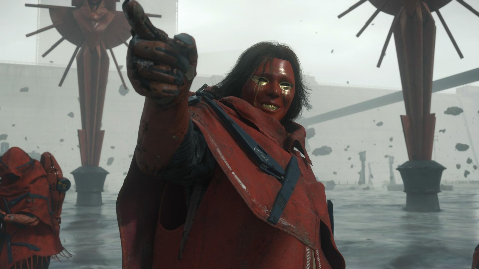 A masked Higgs points in Death Stranding 2: On the Beach