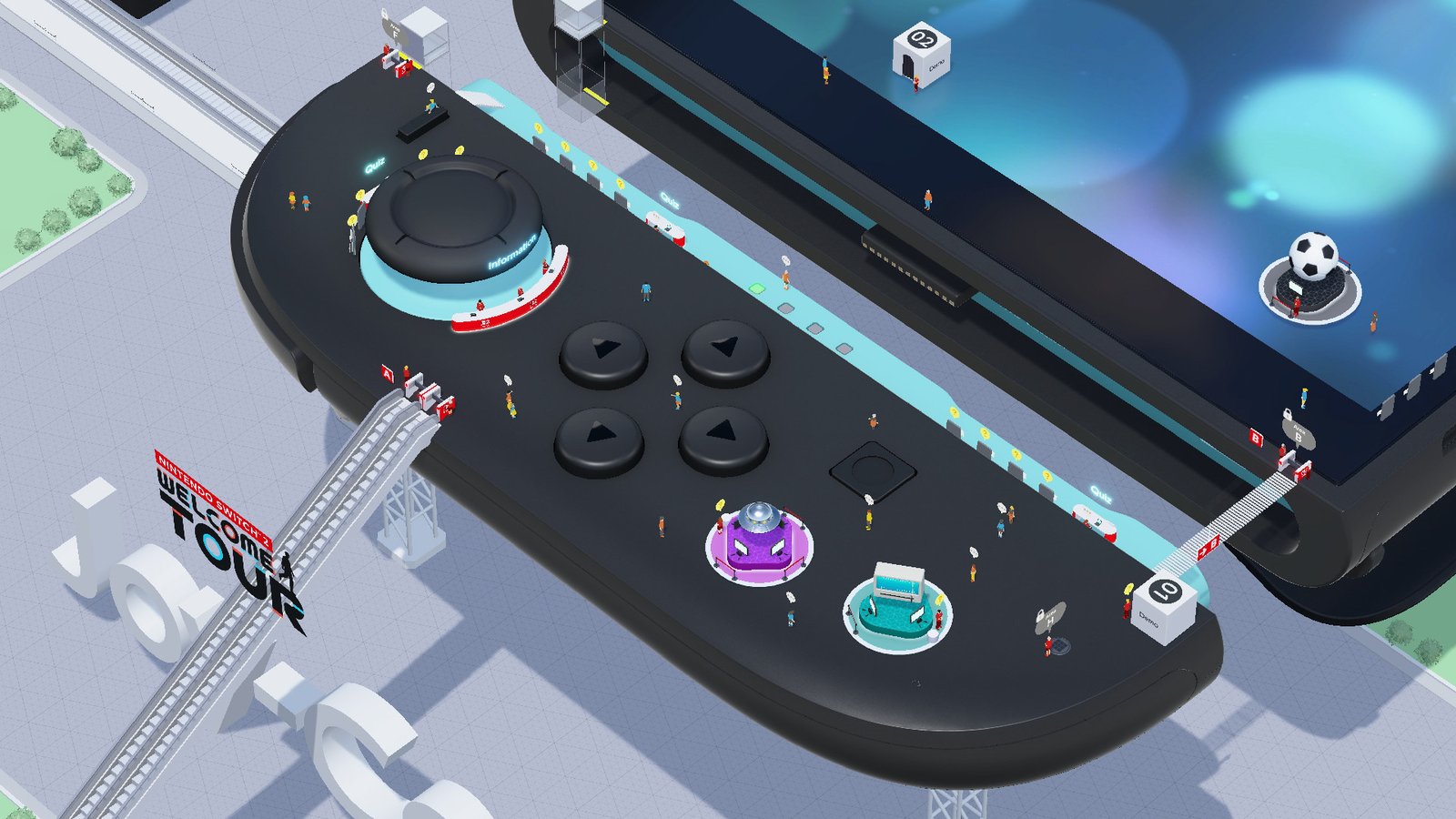 A screenshot of the Switch 2 launch game, Nintendo Switch 2 Welcome Tour