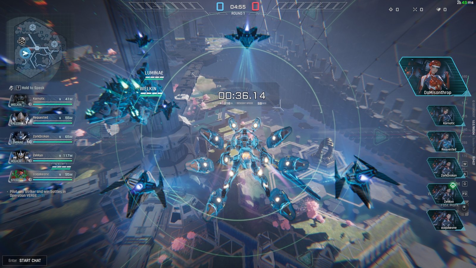 A countdown in Mecha Break