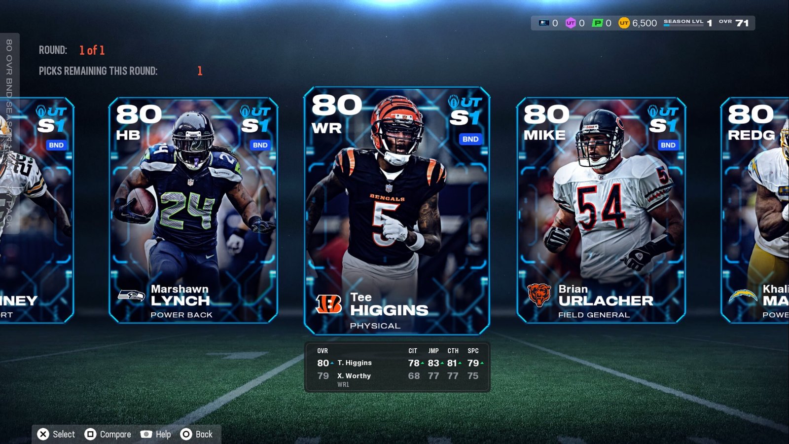 A Madden 26 Ultimate Team pack opening