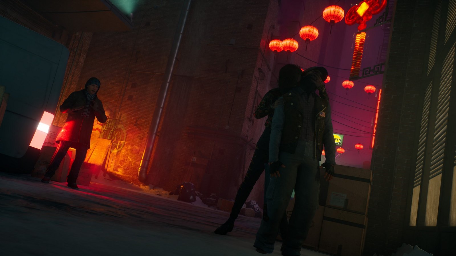 Being observed sucking blood in Vampire: The Masquerade - Bloodlines 2