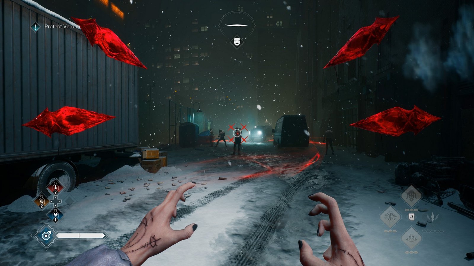Using blood daggers in Vampire: The Masquerade - Bloodlines 2