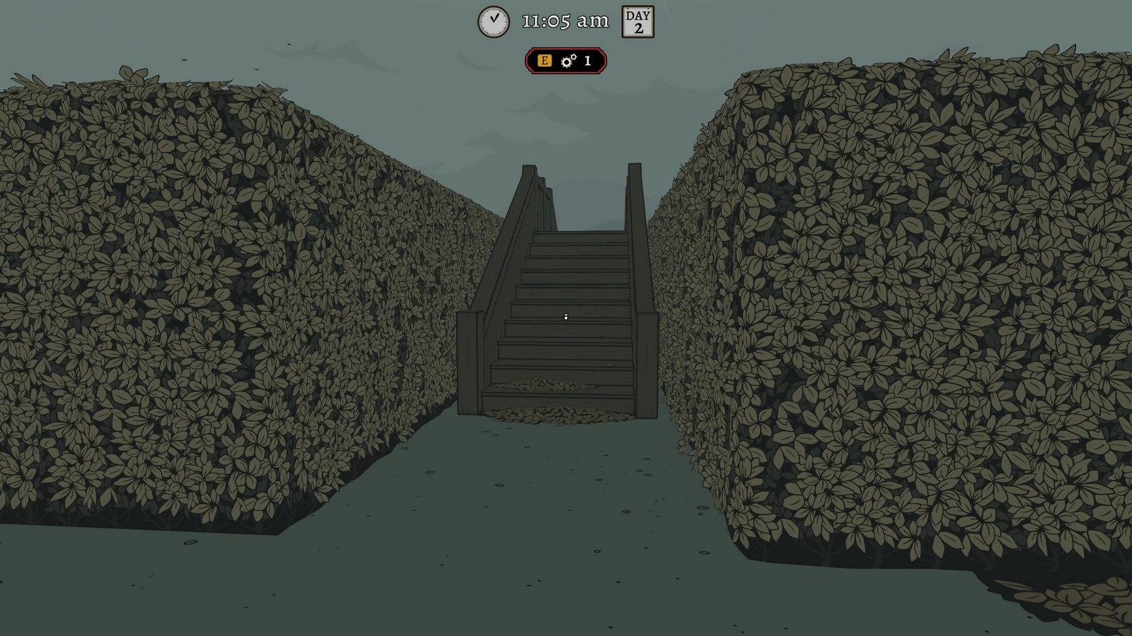 Exploring a hedge maze in The Seance of Blake Manor