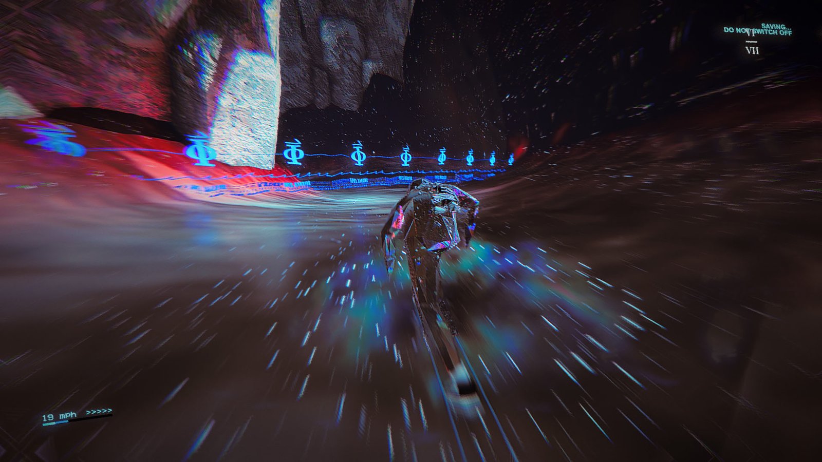 Boosting to get speed downhill in Skate Story