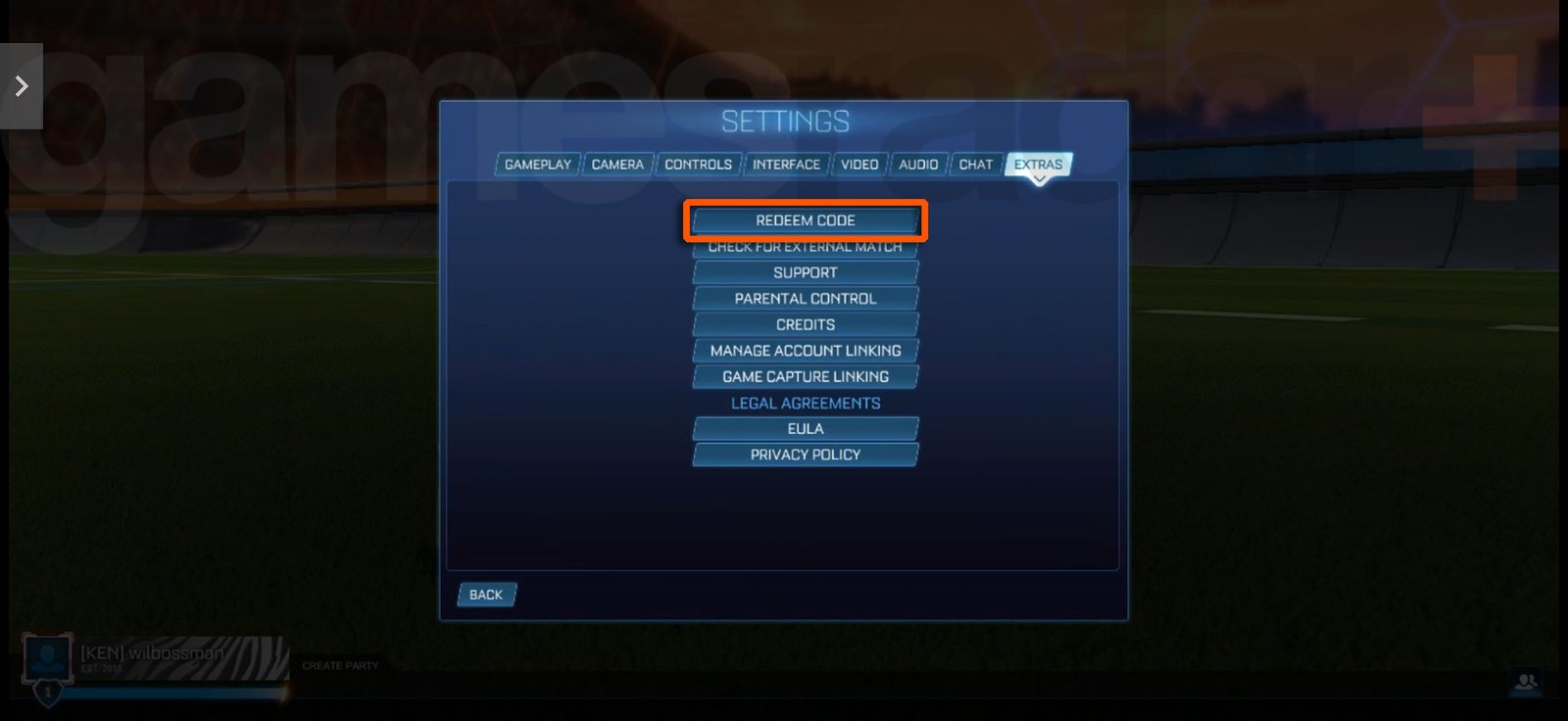 Rocket League codes