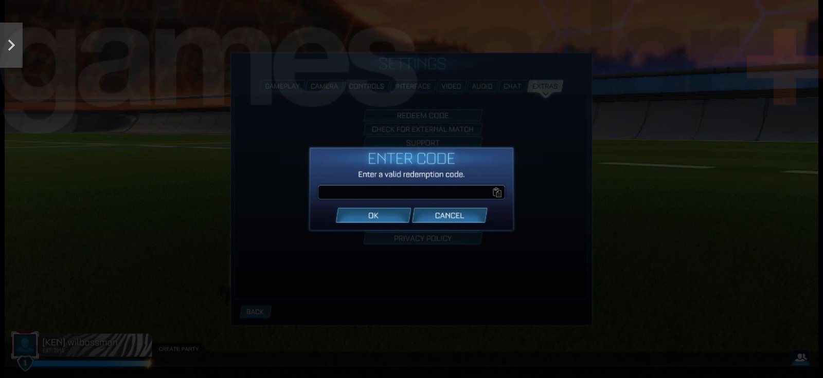 Rocket League codes