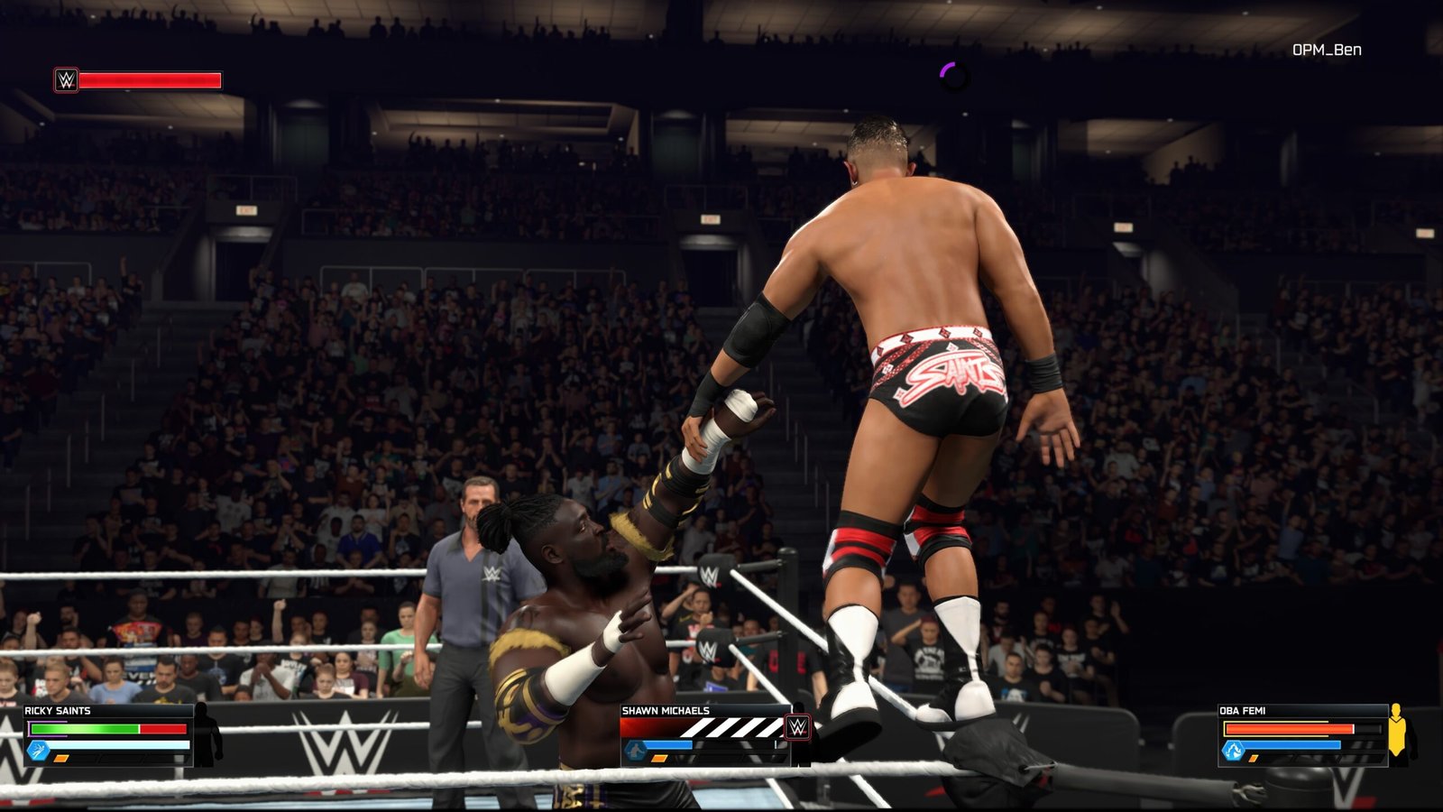 Ricky Saints and Oba Femi do battle in WWE 2K26