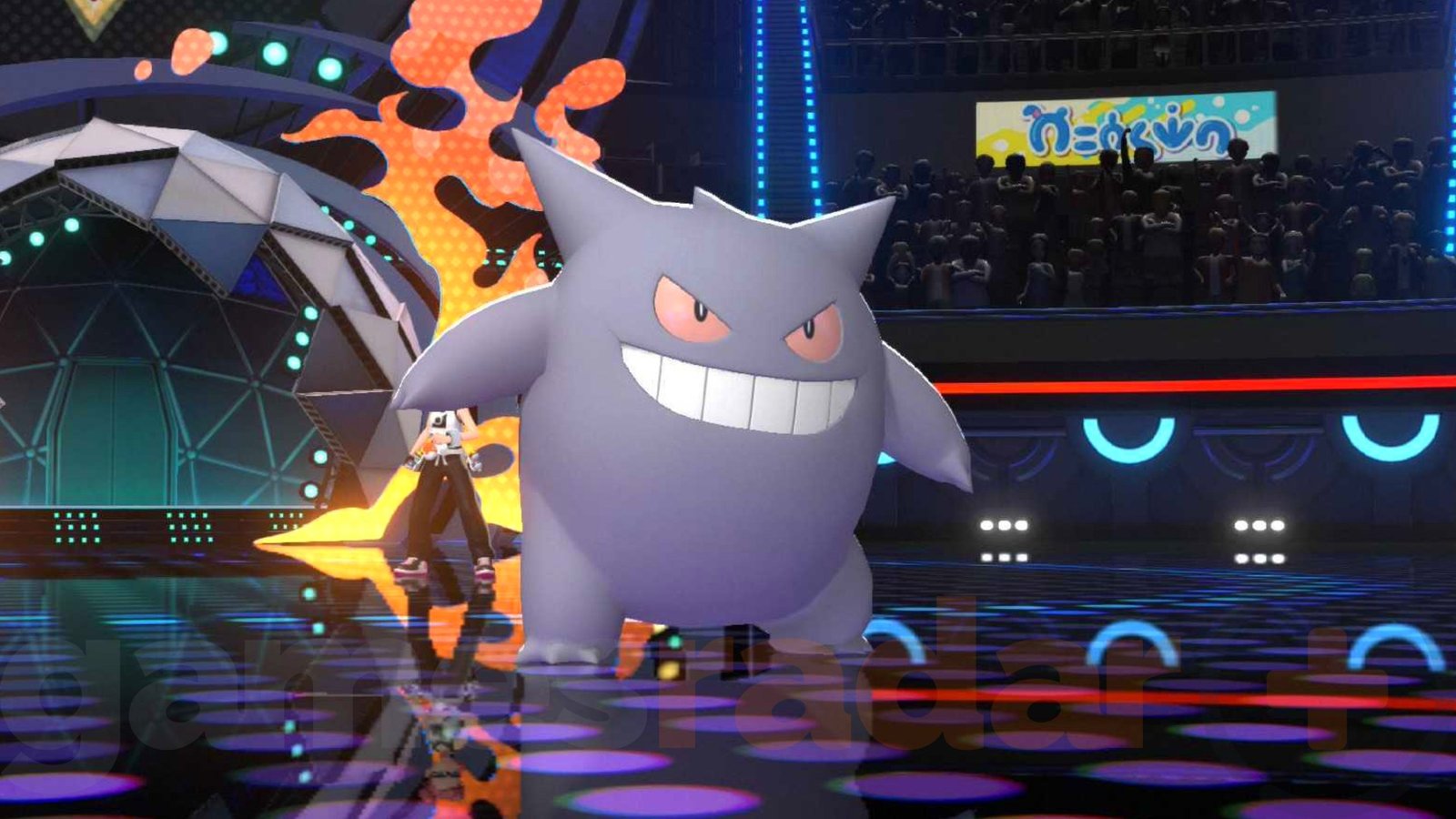 Gengar prepares to battle in Pokemon Champions.