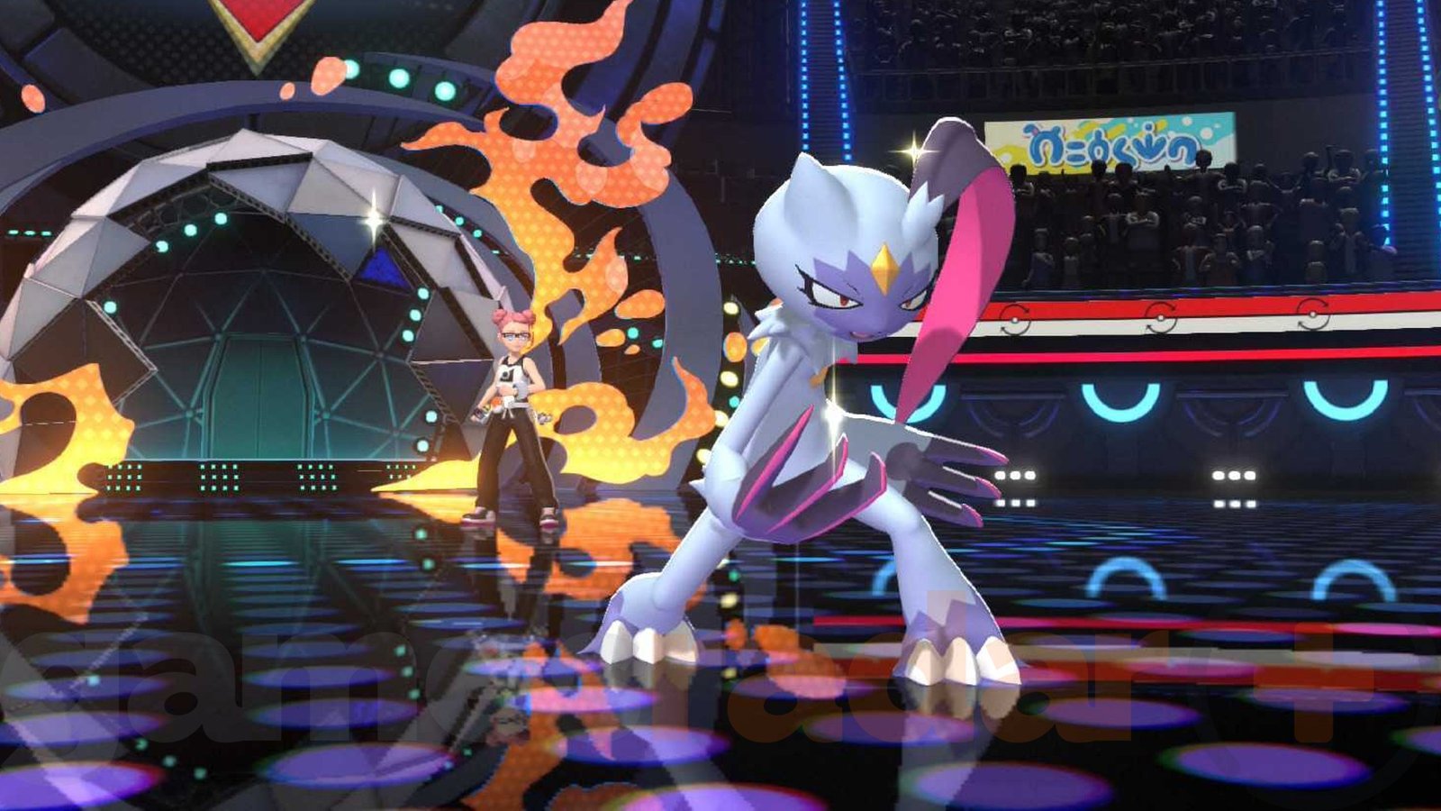 Sneasler, one of the best Pokemon in Pokemon Champions, readies for battle.