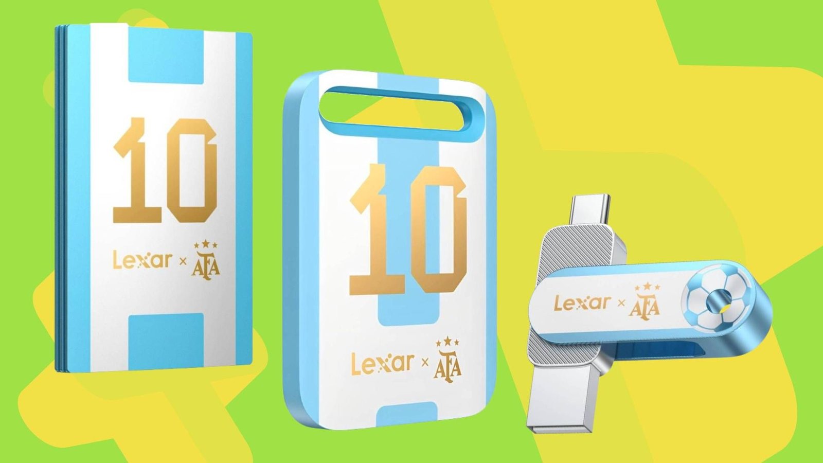 Lexar lance des SSD aux couleurs de l’Argentine pour le Mondial