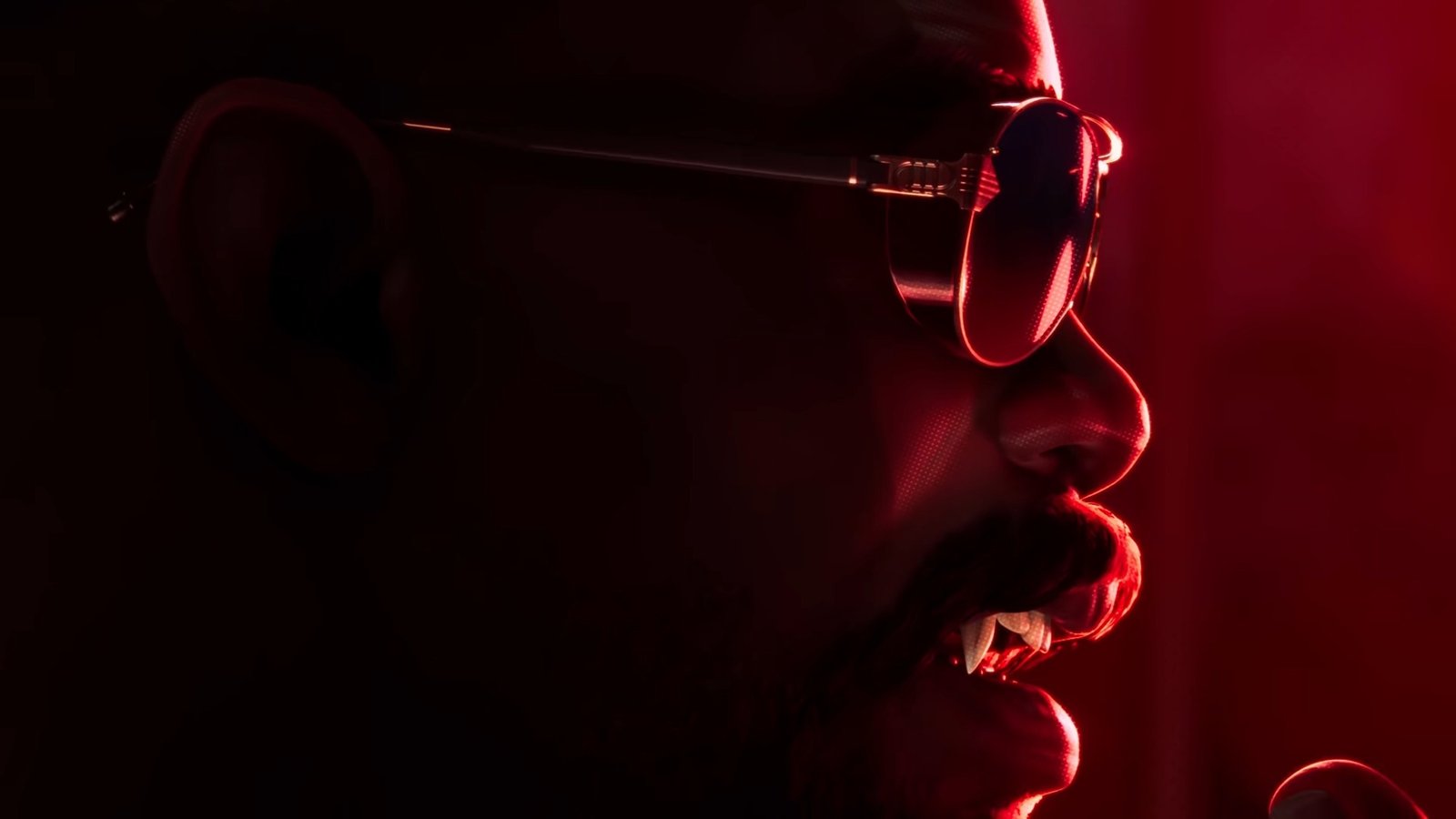 Marvel's Blade with fangs exposed