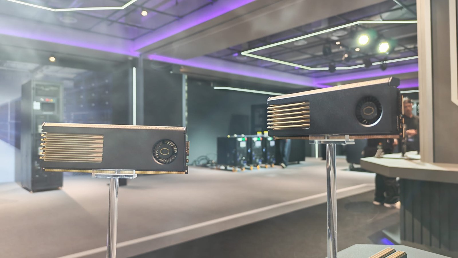 Two Active Cooling RAM modules at Computex 2026