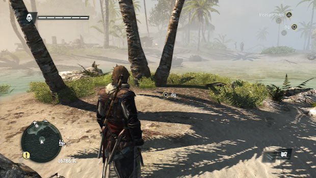 Black Flag Buried Treasure No. 6 location