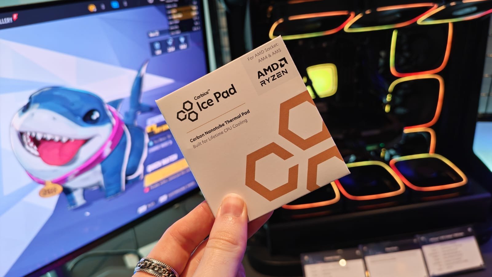 AMD's Carbice Ice Pad CPU cooling pad