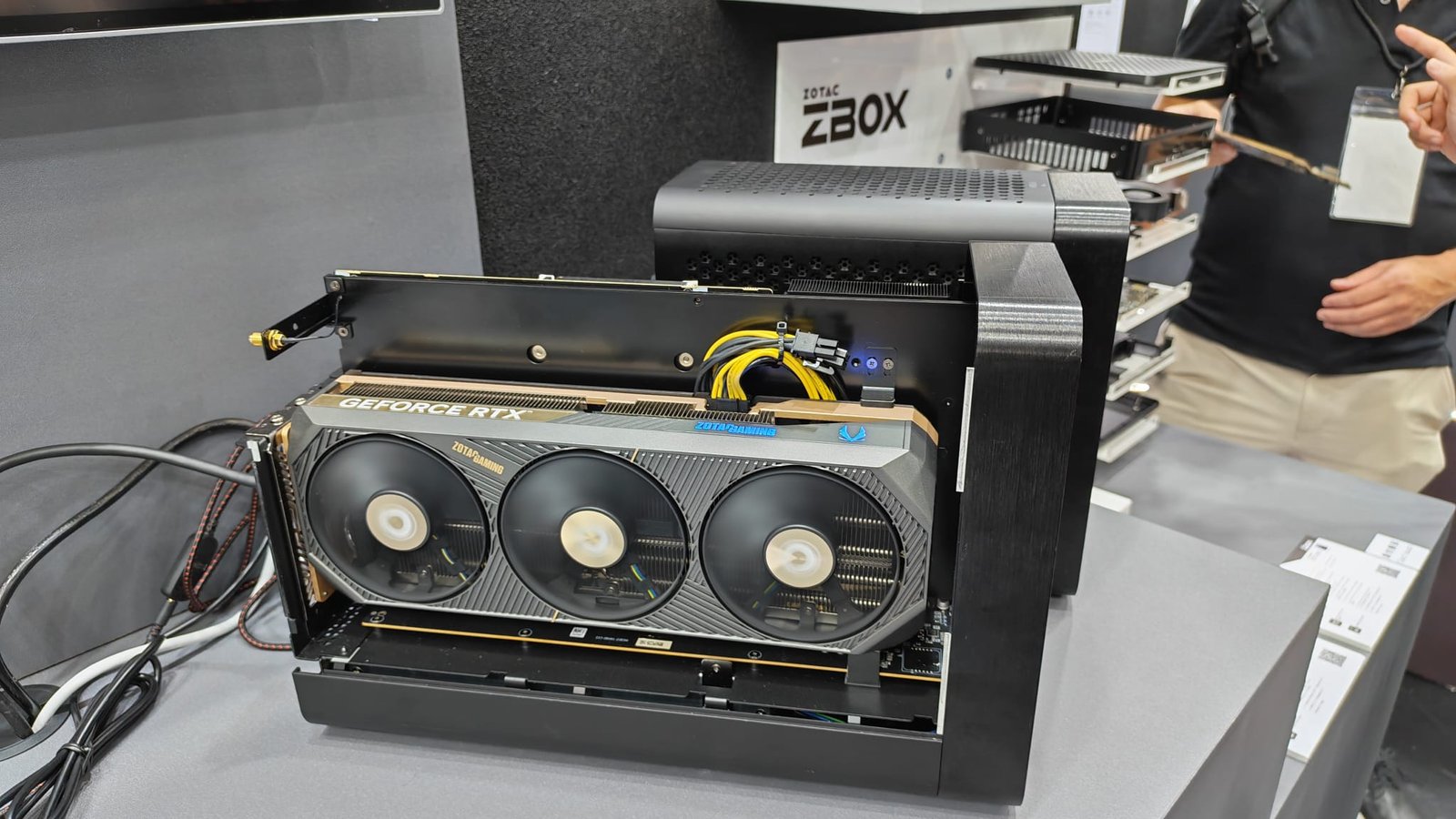 The RTX 5080 inside the Zotac Magnus One Ultra