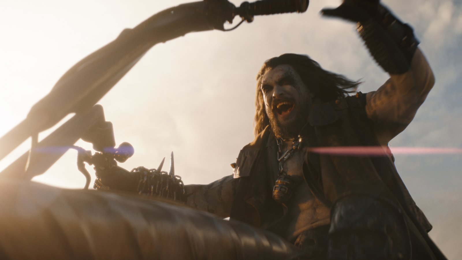 Jason Momoa as Lobo in Supergirl