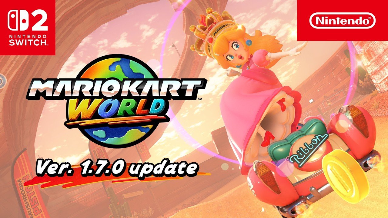 Mario Kart World – Ver.1.7.0 update, out now! (Nintendo Switch 2) - YouTube